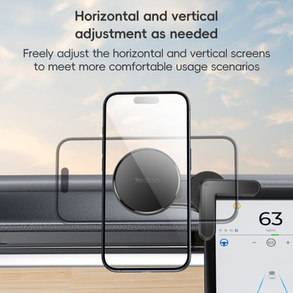 Yesido C213 Car Floating Screen Clip-on MagSafe Magnetic Phone Holder(Black) - Universal Car Holders by Yesido | Online Shopping UK | buy2fix