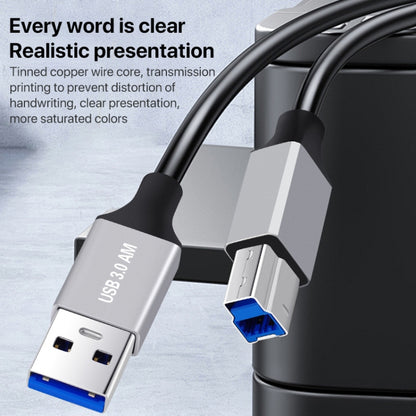 USB 3.0 A Male to USB-B Square Interface Printer Data Transmission Adapter Cable, Length:2m - USB Cable by buy2fix | Online Shopping UK | buy2fix