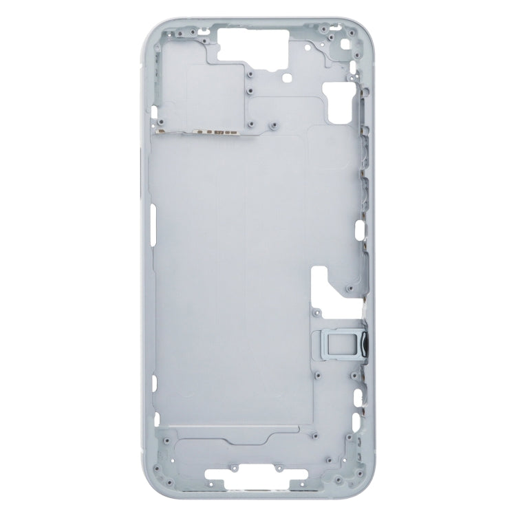 For iPhone 15 Plus Middle Frame Bezel Plate with Side Keys + Card Tray, Version:CE EU Version(Blue) - LCD Related Parts by buy2fix | Online Shopping UK | buy2fix