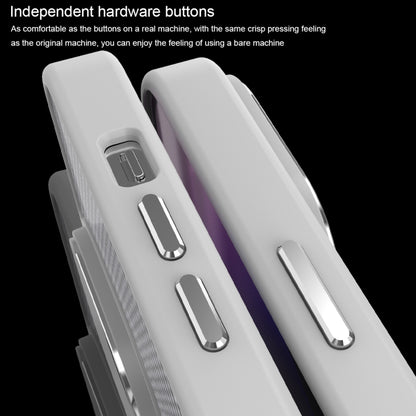 For iPhone 14 Pro Max Carbon Fiber Texture MagSafe Magnetic Shockproof Phone Case(Purple) - iPhone 14 Pro Max Cases by buy2fix | Online Shopping UK | buy2fix