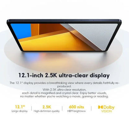 Xiaomi Poco Pad 12.1 inch Tablet PC Global, 8GB+256GB, HyperOS Qualcomm Snapdragon 7s Gen2 Octa Core, 10000mAh Battery(Gray) - Other by Xiaomi | Online Shopping UK | buy2fix