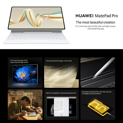 HUAWEI MatePad Pro 12.2 inch Tablet PC WiFi, 12GB+512GB, HarmonyOS 4.2 Hisilicon Kirin 9010W(White) - Huawei by Huawei | Online Shopping UK | buy2fix