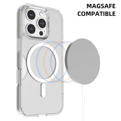 For iPhone 16 Pro Mutural Ice Series MagSafe Magnetic TPU Phone Case(Transparent) - iPhone 16 Pro Cases by Mutural | Online Shopping UK | buy2fix