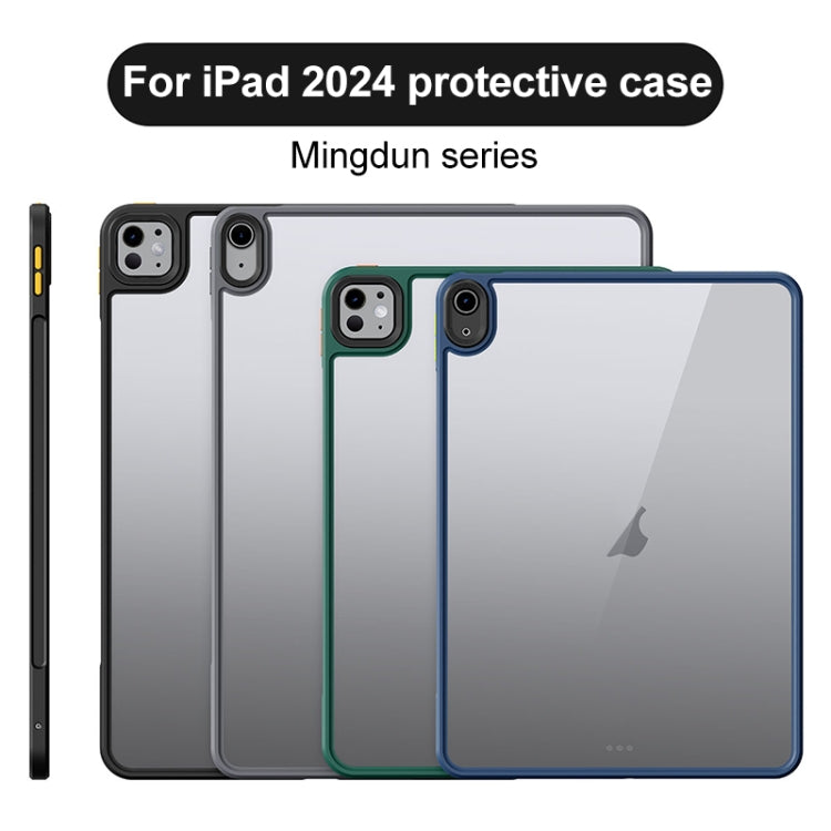 For iPad Pro 11 2024 Ming Shield Series PC Hybrid TPU Tablet Case(Green) - iPad Pro 11 2024 Cases by buy2fix | Online Shopping UK | buy2fix