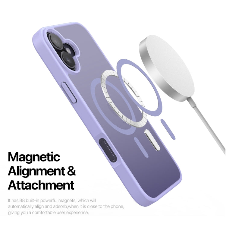 For iPhone 16 Plus DUX DUCIS Yind Series MagSafe TPU Hybrid PC Phone Case(Light Purple) - iPhone 16 Plus Cases by DUX DUCIS | Online Shopping UK | buy2fix