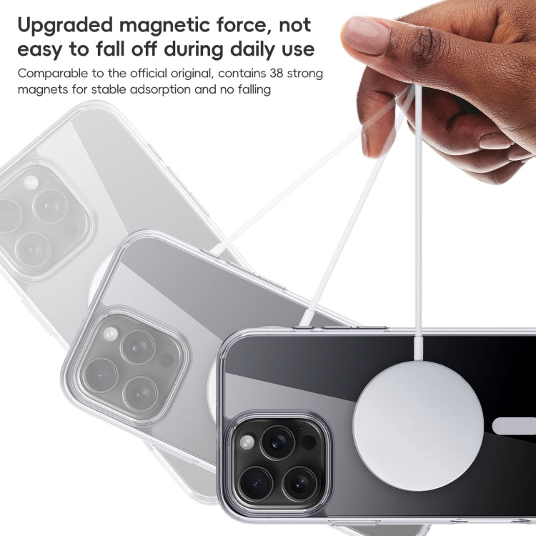 For iPhone 16 Pro Crystal Clear MagSafe Magnetic Phone Case(Transparent) - iPhone 16 Pro Cases by buy2fix | Online Shopping UK | buy2fix