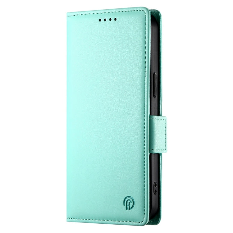 For Redmi K70 Ultra Side Buckle Magnetic Frosted Leather Phone Case(Mint Green) - Xiaomi Cases by buy2fix | Online Shopping UK | buy2fix