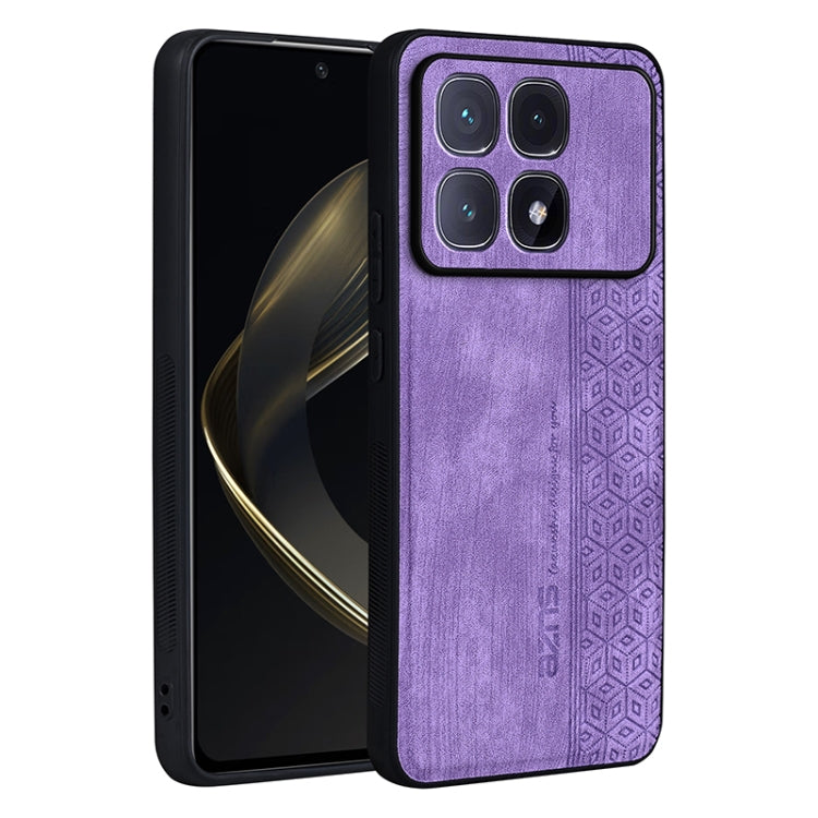 For Redmi K70 Ultra AZNS 3D Embossed Skin Feel Phone Case(Purple) - Xiaomi Cases by AZNS | Online Shopping UK | buy2fix