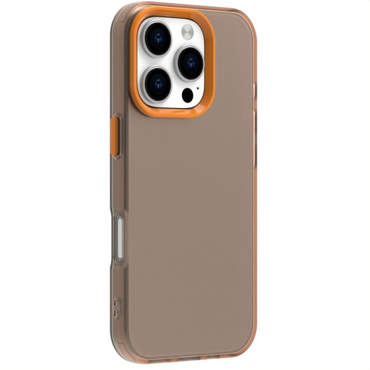 For iPhone 16 Pro Max Candy PC Hybrid TPU Shockproof Phone Case(Orange) - iPhone 16 Pro Max Cases by buy2fix | Online Shopping UK | buy2fix