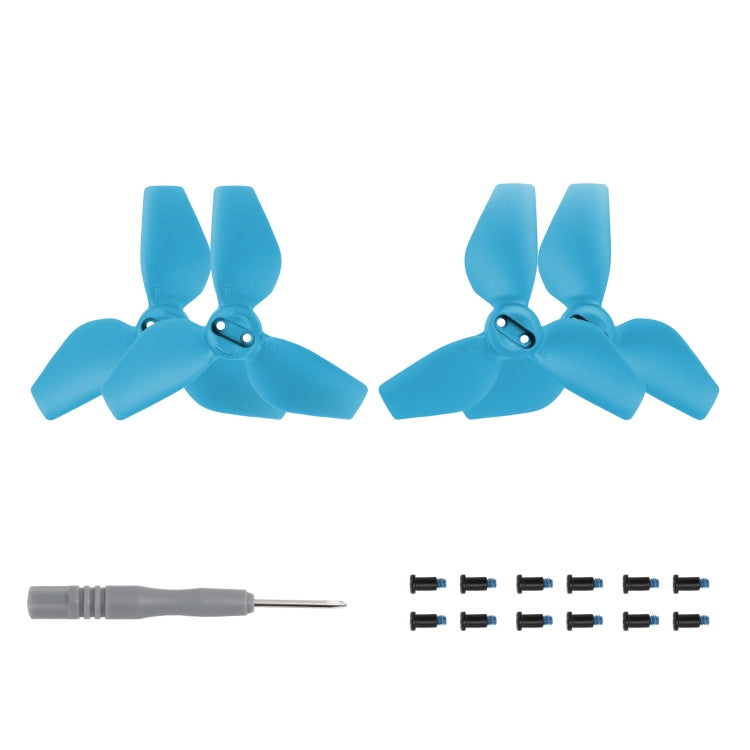 For DJI Neo Sunnylife 2016S Drone Color 3-Blade Propeller, Quantity:2 pairs(Blue) - DIY Propeller by Sunnylife | Online Shopping UK | buy2fix