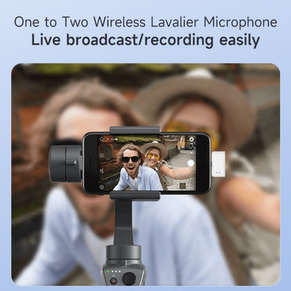 SX88 1 TX + 2 RX Smart Noise Reduction Lavalier Wireless Microphone, Specification:Type-C(Rose Gold) - Microphone by buy2fix | Online Shopping UK | buy2fix