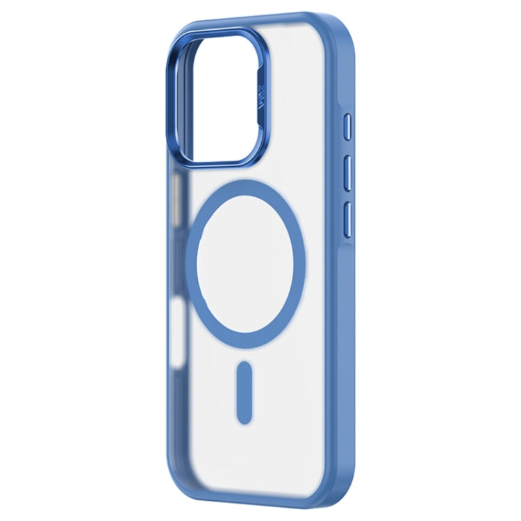 For iPhone 16 ZGA Magsafe Frosted PC Hybrid TPU Phone Case(Blue) - iPhone 16 Cases by ZGA | Online Shopping UK | buy2fix