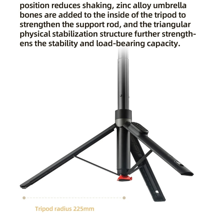 Xiaomi XMBJZPG01YM Zoom Floor Standing Bluetooth Stand Selfie Stick - Selfie Sticks by Xiaomi | Online Shopping UK | buy2fix