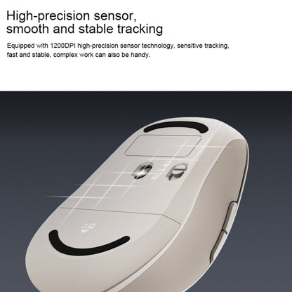 Original Xiaomi XMSMSB01YM 1200DPI Bluetooth Dual Mode Wireless Mouse 2(Beige) - Wireless Mice by Xiaomi | Online Shopping UK | buy2fix