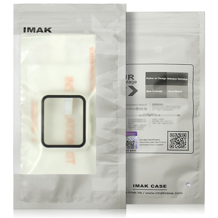 For Apple Watch Series 10 46mm imak Integrated Watch Case with Film(Rose Gold) - Watch Cases by imak | Online Shopping UK | buy2fix