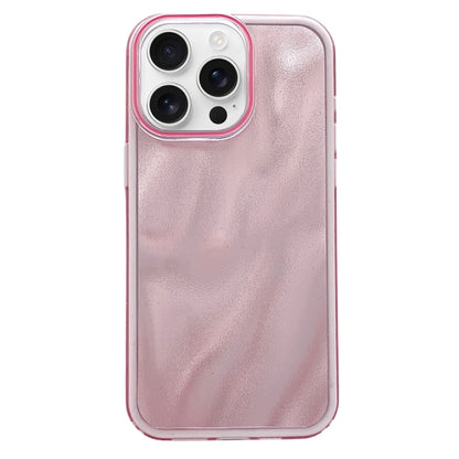 For iPhone 16 Pro Quicksand Texture Glitter TPU Hybrid PC Phone Case(Pink) - iPhone 16 Pro Cases by buy2fix | Online Shopping UK | buy2fix