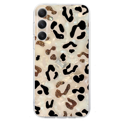 For Samsung Galaxy S25 FE 5G Colorful Painting Pattern TPU Phone Case(Leopard) - Galaxy Phone Cases by buy2fix | Online Shopping UK | buy2fix