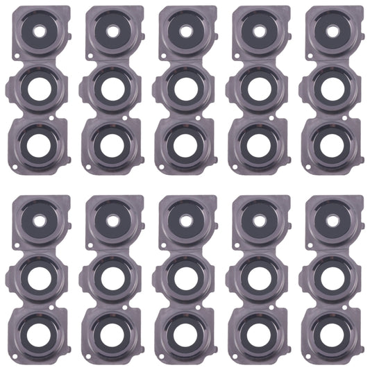 For Samsung Galaxy M34 5G SM-M346B 10pcs Rear Camera Lens Cover(Black) - Galaxy M Series Parts by buy2fix | Online Shopping UK | buy2fix