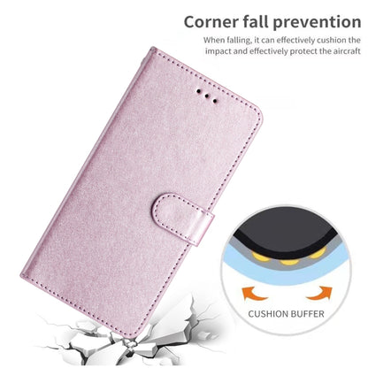 For OnePlus 13 Silk Texture Horizontal Flip Leather Phone Case(Rose Pink) - OnePlus Cases by buy2fix | Online Shopping UK | buy2fix