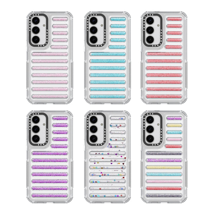 For Samsung Galaxy S25+ 5G Capsule Glitter TPU Hybrid PC Airbag Phone Case(Mixed Color) - Galaxy S25+ 5G Cases by buy2fix | Online Shopping UK | buy2fix