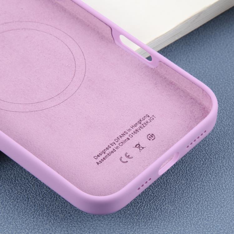 For iPhone 16 Pro Max DFANS DESIGN MagSafe Magnetic Silicone Phone Case(Purple) - iPhone 16 Pro Max Cases by DFANS DESIGN | Online Shopping UK | buy2fix