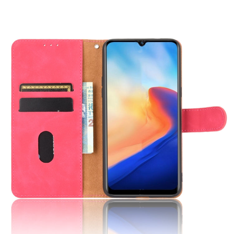 For Blackview A80 Solid Color Skin Feel Magnetic Buckle Horizontal Flip Calf Texture PU Leather Case with Holder & Card Slots & Wallet(Rose Red) - More Brand by buy2fix | Online Shopping UK | buy2fix