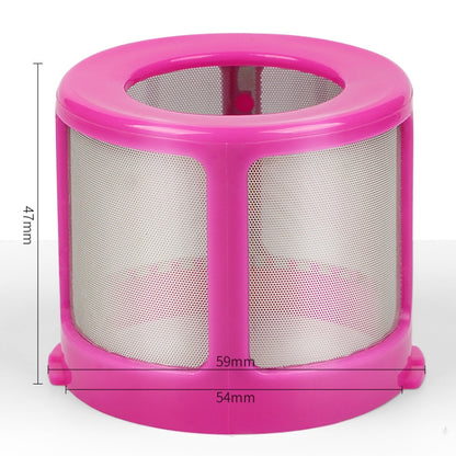 Filter Mesh Cover Vacuum Cleaner Mite Dust Removal Accessories For Puppy D-602A/D-607/D-616/D-609(Pink) - Handheld Cleaner & Mops by buy2fix | Online Shopping UK | buy2fix