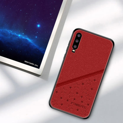 PINWUYO Full Coverage Waterproof Shockproof PC+TPU+PU Case for Huawei P30 (Red) - Huawei Cases by PINWUYO | Online Shopping UK | buy2fix