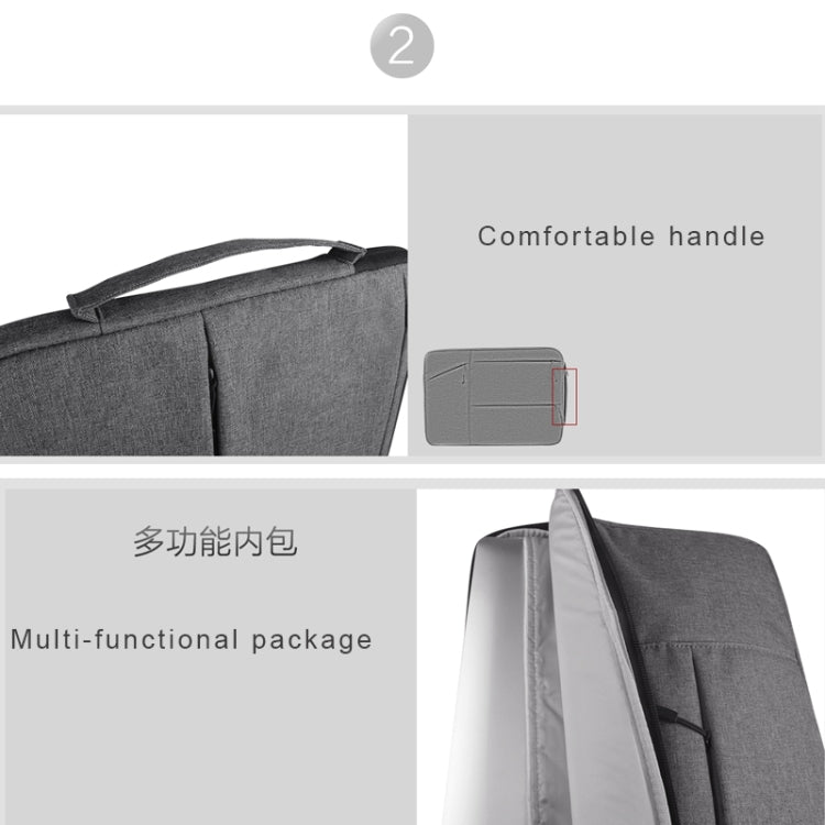 Universal Multiple Pockets Wearable Oxford Cloth Soft Portable Simple Business Laptop Tablet Bag, For 15.6 inch and Below Macbook, Samsung, Lenovo, Sony, DELL Alienware, CHUWI, ASUS, HP (Black) - 15.6 - 17 inch by buy2fix | Online Shopping UK | buy2fix