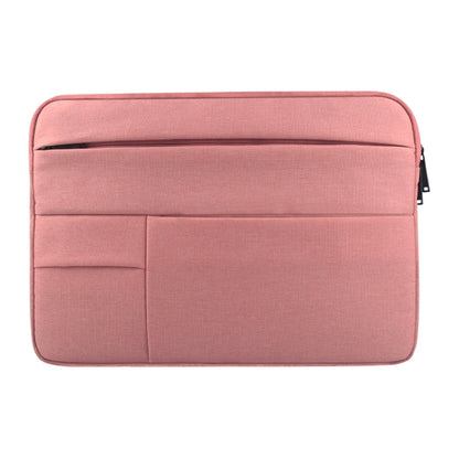 Universal Multiple Pockets Wearable Oxford Cloth Soft Portable Leisurely Laptop Tablet Bag, For 15.6 inch and Below Macbook, Samsung, Lenovo, Sony, DELL Alienware, CHUWI, ASUS, HP (Pink) - 15.6 - 17 inch by buy2fix | Online Shopping UK | buy2fix