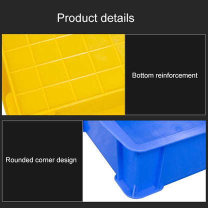 Thick Multi-function Material Box Brand New Flat Plastic Parts Box Tool Box, Size: 30.2cm x 20.9cm x 8.3cm(Yellow) - Storage Bags & Boxes by buy2fix | Online Shopping UK | buy2fix