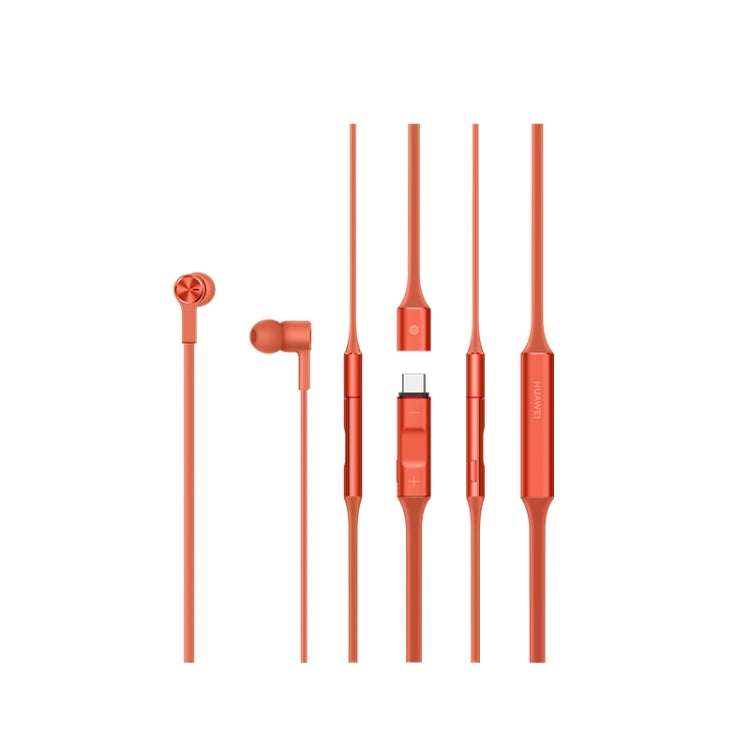 Original Huawei FreeLace CM70-C Bluetooth 5.0 Waterproof Hanging Neck Sports In-ear Bluetooth Headset(Orange) - Neck-mounted Earphone by Huawei | Online Shopping UK | buy2fix