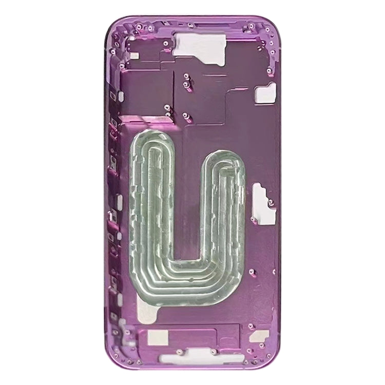 For iPhone 16 Plus Middle Frame Bezel Plate (Pink) -  by buy2fix | Online Shopping UK | buy2fix