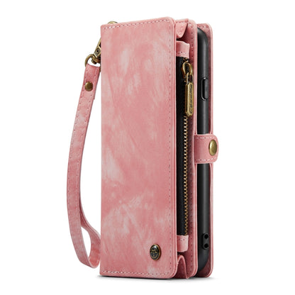 CaseMe for  iPhone 8 & 7  Multifunctional Leather Billfold with Detachable Magnetic PC Back Protective Case & Holder & 10 Card Slots & 3 Cash Slots & 1 Zipper Wallet & 2 Photo Frames & 3 Magnetic Clasps(Pink) - More iPhone Cases by CaseMe | Online Shopping UK | buy2fix