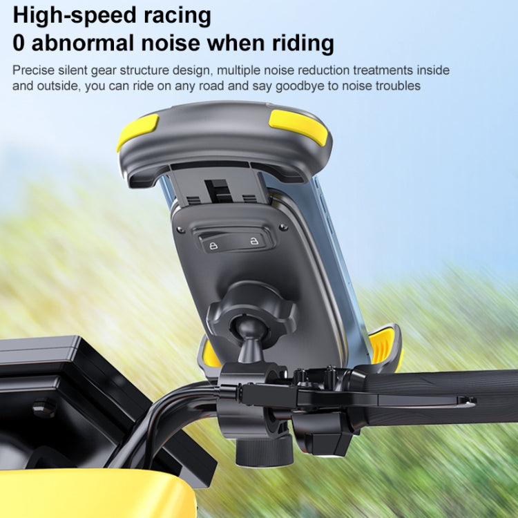 Motorcycle Bicycle Phone Riding Holder Bracket (Black) - Holder by buy2fix | Online Shopping UK | buy2fix