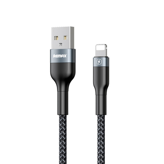 REMAX RC-064i Sury 2 Series 1m 2.4A USB to 8 Pin Data Cable for iPhone, iPad(Black) - Normal Style Cable by REMAX | Online Shopping UK | buy2fix