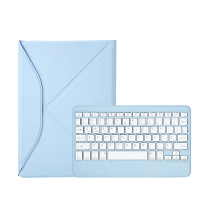 Z098B Pen Slot Bluetooth Keyboard Leather Tablet Case For iPad Air 2022/2020 (Sky Blue) - For iPad Air by buy2fix | Online Shopping UK | buy2fix