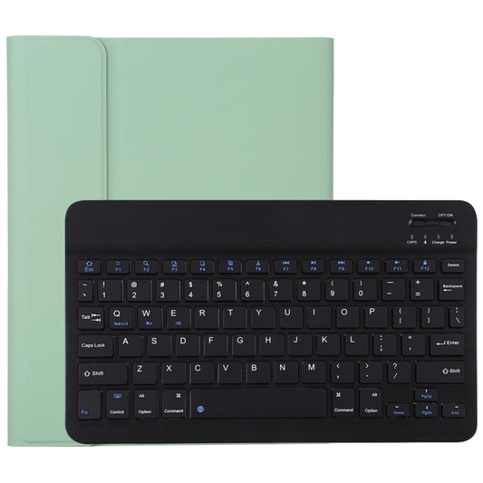 TG11B Detachable Bluetooth Black Keyboard + Microfiber Leather Tablet Case for iPad Pro 11 inch (2020), with Pen Slot & Holder (Green) - For iPad Pro by buy2fix | Online Shopping UK | buy2fix