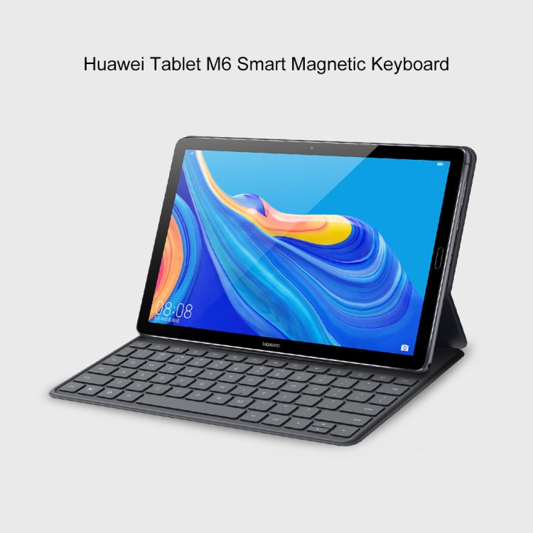 For Huawei MediaPad M6 10.8 Magnetic Smart Keyboard Leather Tablet Case with Holder(Dark Gray) - Huawei Keyboard by Huawei | Online Shopping UK | buy2fix