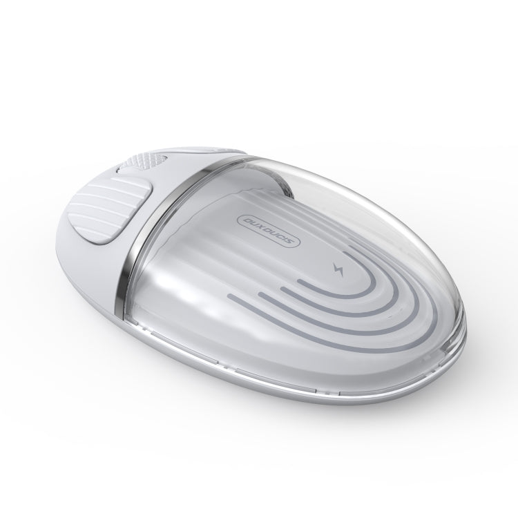 DUX DUCIS CM Series V1 1200DPI Transparent Dual Mode 2.4G + Bluetooth Wireless Mouse (White) - Wireless Mice by DUX DUCIS | Online Shopping UK | buy2fix