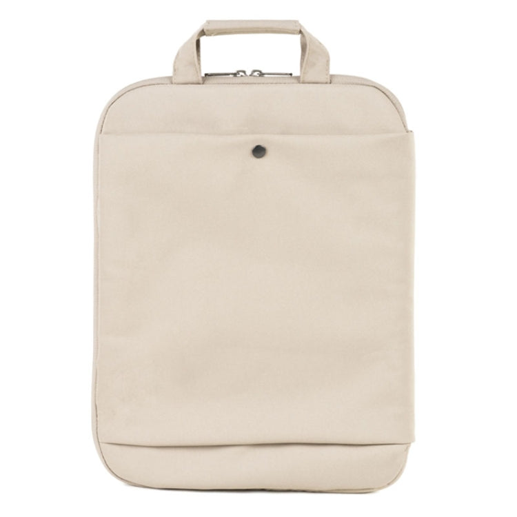 POFOKO E540 Series Polyester Waterproof Laptop Handbag for 13 inch Laptops (Beige) - Other by POFOKO | Online Shopping UK | buy2fix