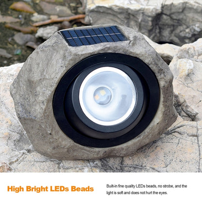 Solar Powered Simulated Stone Spotlight LED Light IP65 Waterproof Outdoor Garden Lawn Lamp - Solar Lights by buy2fix | Online Shopping UK | buy2fix