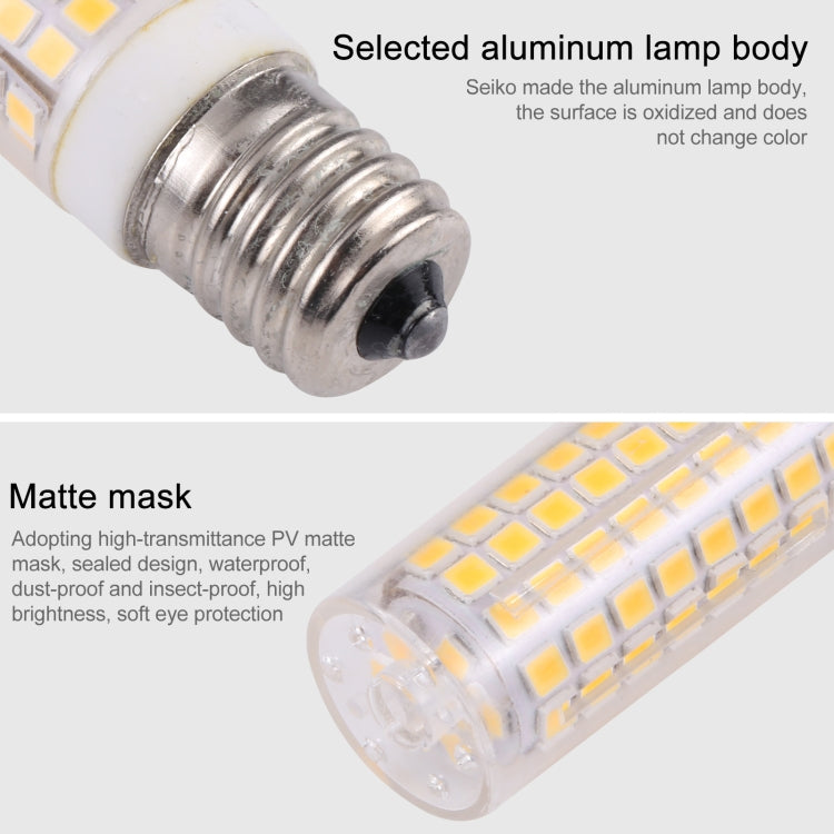 E17 102 LEDs SMD 2835 2800-3200K LED Corn Light, AC 110V (Warm White) - LED Blubs & Tubes by buy2fix | Online Shopping UK | buy2fix