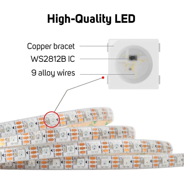 WS2812B 5050 SMD LED RGB Bare Board Rope Light, 30 LED/m, DC 5V, Length: 1m - Bare Board Light by buy2fix | Online Shopping UK | buy2fix