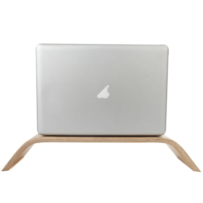 SamDi Artistic Wood Grain Desktop Holder Stand Cradle for Apple Macbook, ASUS, Lenovo - MacBook Holder by buy2fix | Online Shopping UK | buy2fix