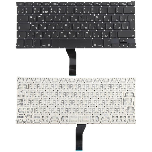 For MacBook Air 13 inch A1466 A1369 2011-2015 Big Carriage Return RU Version Keyboard - Replacement Keyboards by buy2fix | Online Shopping UK | buy2fix