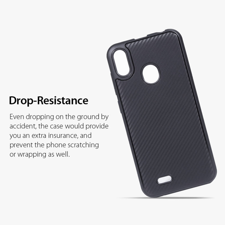 Carbon Fiber Texture TPU Protective Case for Ulefone S10 Pro (Black) - Ulefone Cases by buy2fix | Online Shopping UK | buy2fix