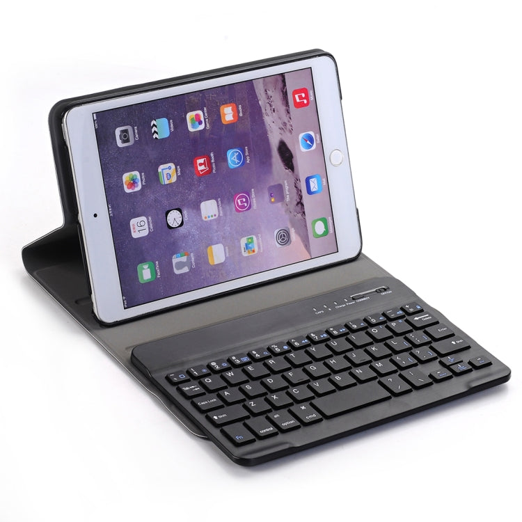 A03 for iPad mini 3 / 2 / 1 Universal Ultra-thin ABS Horizontal Flip Tablet Case + Bluetooth Keyboard(Black) - For iPad mini by buy2fix | Online Shopping UK | buy2fix