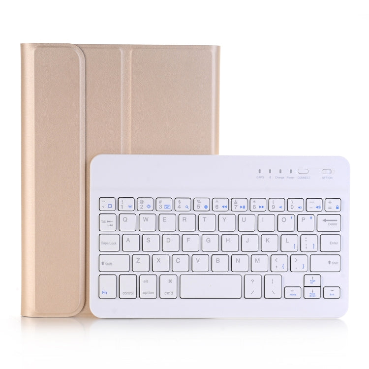 A03 for iPad mini 3 / 2 / 1 Universal Ultra-thin ABS Horizontal Flip Tablet Case + Bluetooth Keyboard(Gold) - For iPad mini by buy2fix | Online Shopping UK | buy2fix