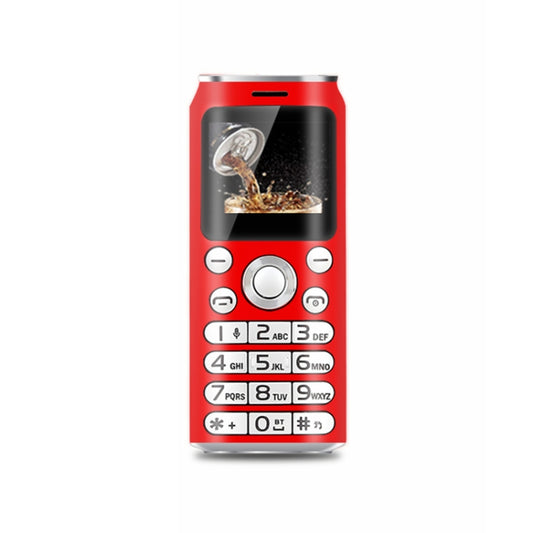Satrend K8 Mini Mobile Phone, 1.0 inch, Hands Free Bluetooth Dialer Headphone, MP3 Music, Dual SIM, Network: 2G(Red) - SATREND by SATREND | Online Shopping UK | buy2fix